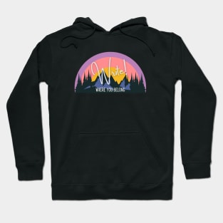Write! Where You Belong 2023 Theme Logo Hoodie